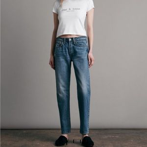 Rosa mid rise rag and bone jeans